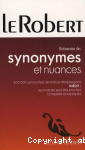 Dictionnaire des synonymes et nuances