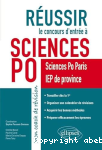 Russir le concours d'entre  Sciences Po