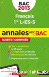 Annales ABC du Bac - Franais 1re L-ES-S