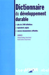 Dictionnaire du dveloppement durable