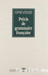 Prcis de grammaire franaise