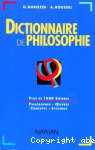 Dictionnaire de philosophie