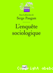 L'enqute sociologique