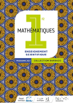 Mathmatiques Enseignement scientifique 1re