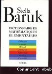 Dictionnaire de mathmatiques lmentaires